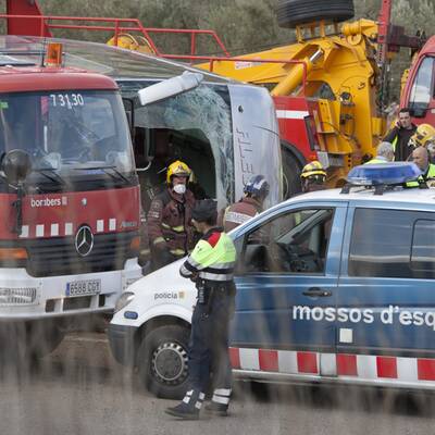 Bus-Unglück in Spanien
