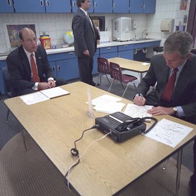 So erlebte Bush 9/11