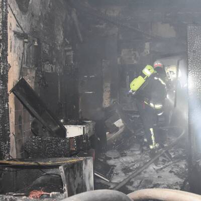 Erste Bilder aus dem explodierten Haus