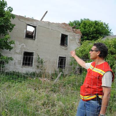 Einsturz eines Gebäudes in Bärnbach