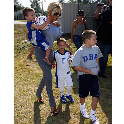 Posh: Auch am Fussball-Platz eine Styling-Queen 