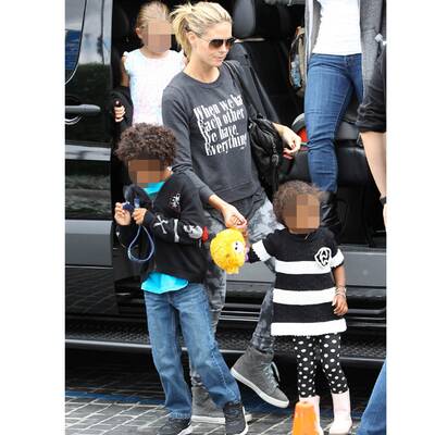 Heidi Klum mit ihren Kids in L.A 