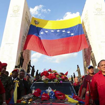 Chavez' Leichnam aufgebahrt