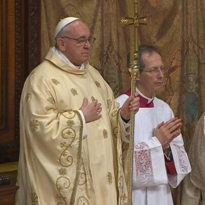 Die erste Papst-Messe