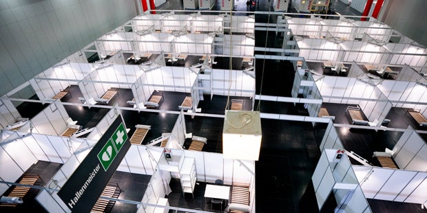 Stadt schließt Corona-Notspital in der Messe Wien