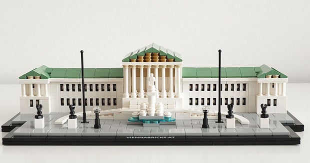 Wiens Prachtbauten aus Lego-Steinen