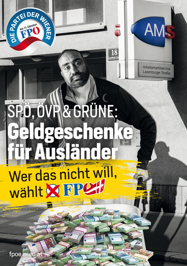 Wahl-Plakate: FPÖ setzt auf Sicherheit und Ausländer
