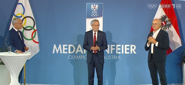 Olympia-Helden von Bundespräsident empfangen