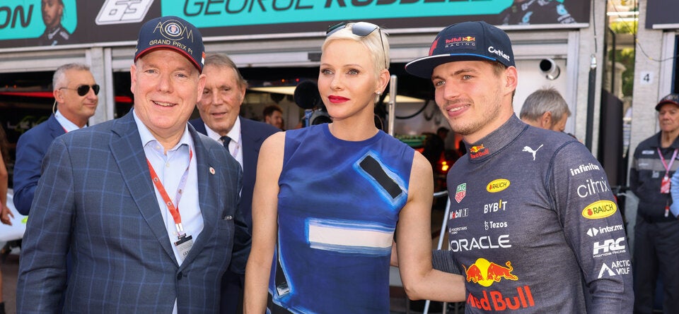 Charlène: Liebes-Show beim Grand Prix