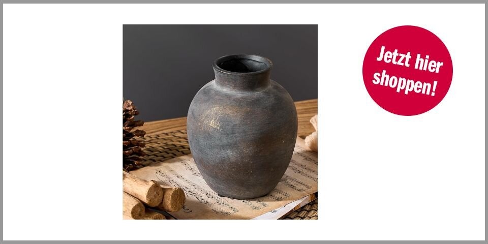 PORCER Terrakotta-Vase – für 22,18 Euro bei Amazon* 