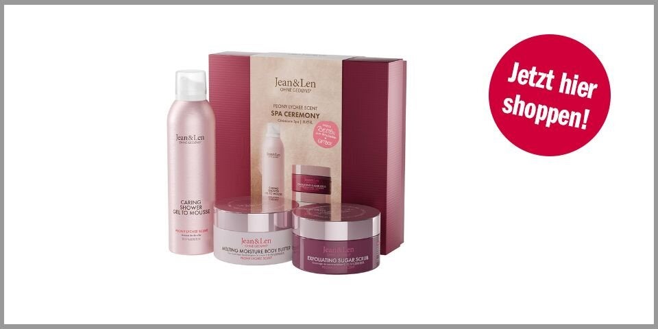Jean & Len Spa Ceremony Giftbox Peony & Lychee – für 25,16 Euro bei Amazon* 