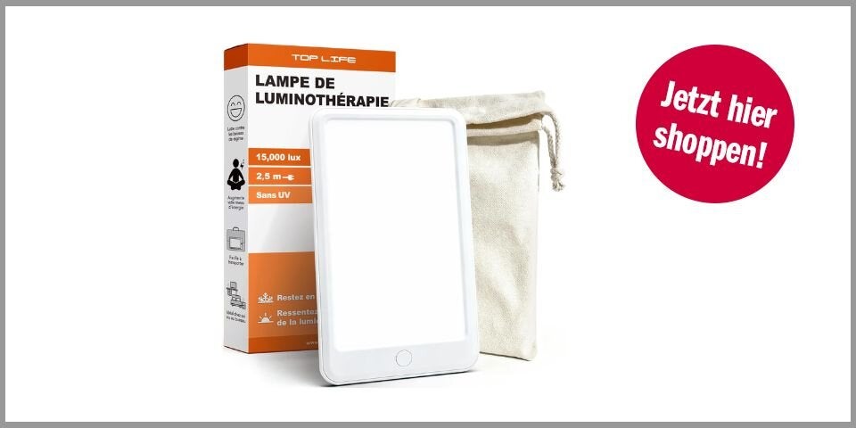 Top Life Lichttherapielampe – für 50,32 statt 60,41 Euro bei Amazon*&nbsp;