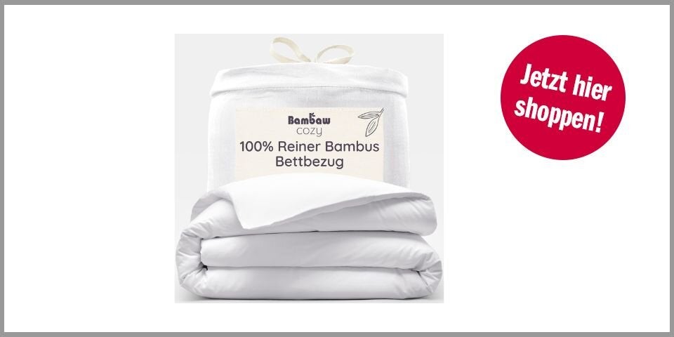 Shopping Channel Allergie Saison Bambaw Bambus Bettwäsche 135x200 cm