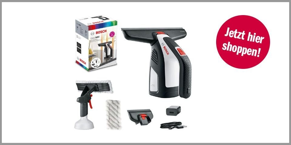 Shopping CH Fenster putzen Bosch Akku Fenstersauger GlassVAC