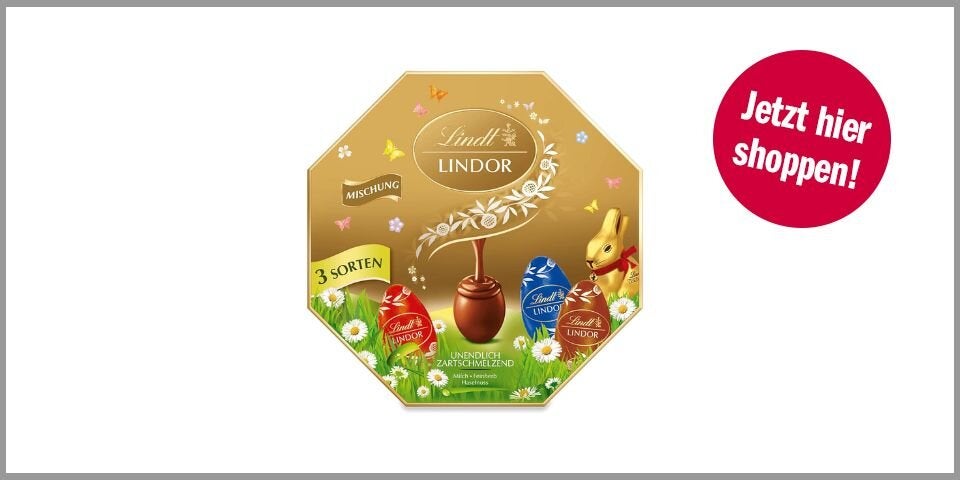 Lindt LINDOR Oster-Mix (144 g) – für 7,32 statt 9,76 Euro bei Amazon* 