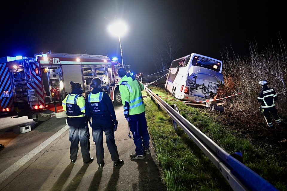 Bus-Unfall Deutschland