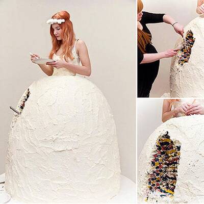 Die schrecklichsten Hochzeitskleider der Welt 