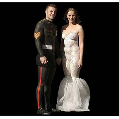 Die schrecklichsten Hochzeitskleider der Welt 