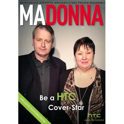Cover-Model by HTC & MADONNA 