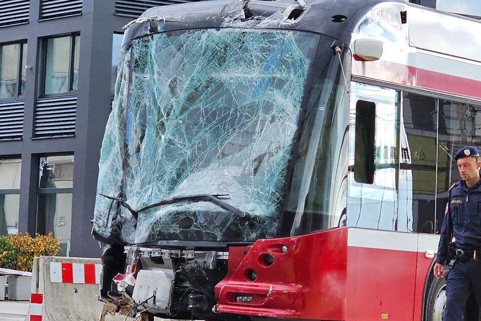 Obus-Unfall Salzburg Itzling