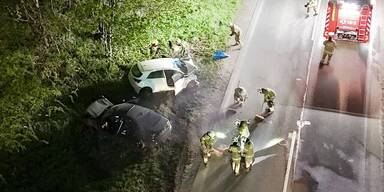 Schwerer Unfall Maria Alm vier Schwerverletzte
