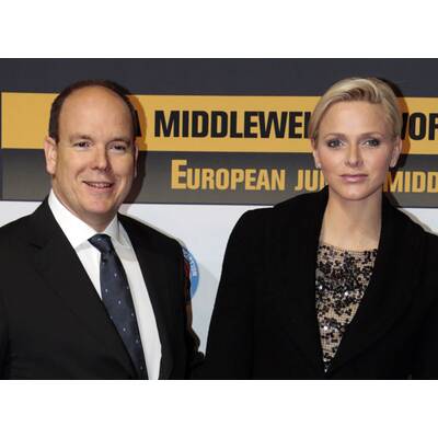 Charlene & Albert: Gemeinsam beim Boxkampf