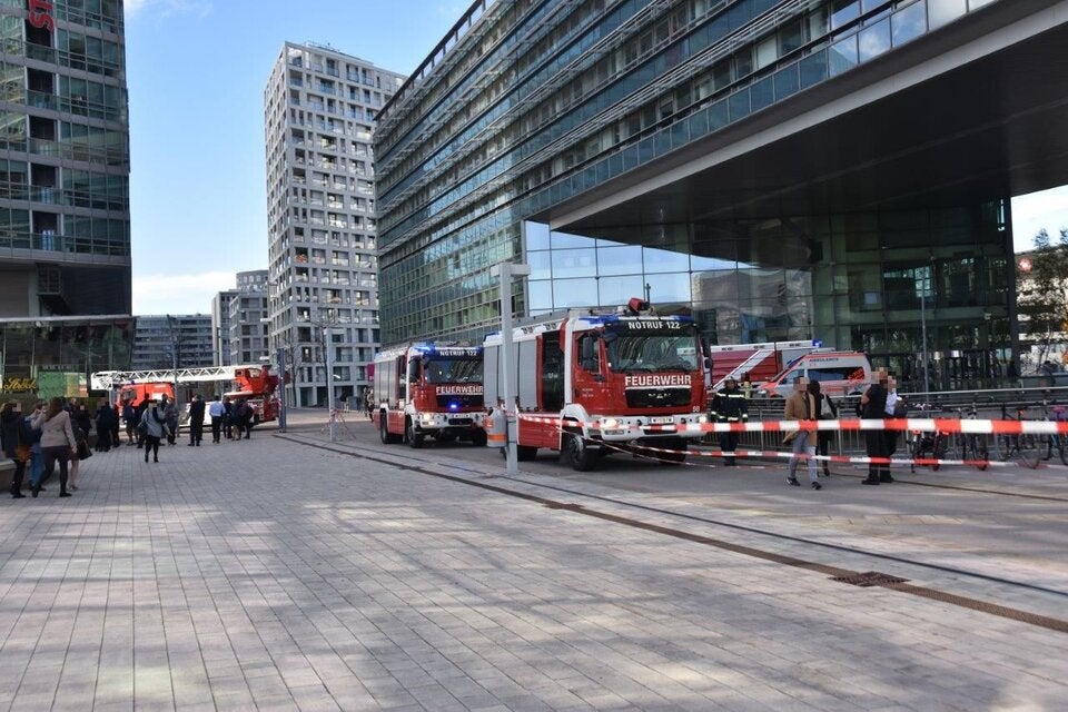 Feueralarm beim DC Tower in Wien