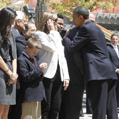 Obamas Auftritt am Ground Zero
