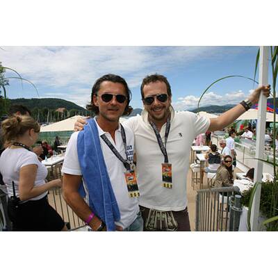 Beachvolleyball: Promis in Klagenfurt