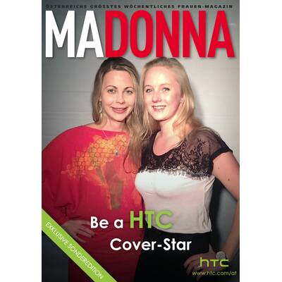 Cover-Model by HTC & MADONNA 