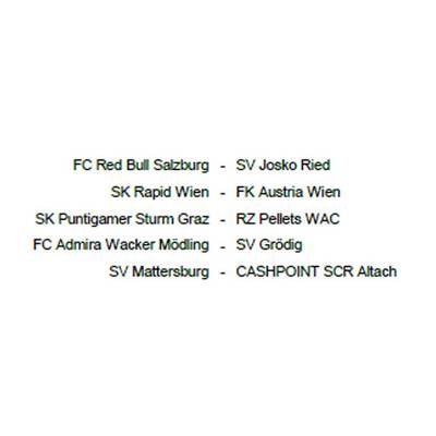 36.Runde 15. Mai 2016