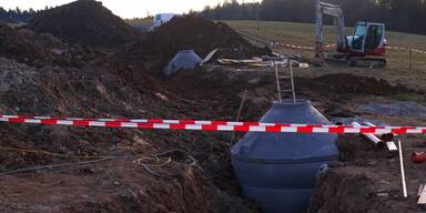 Grabungsarbeiten Gampern