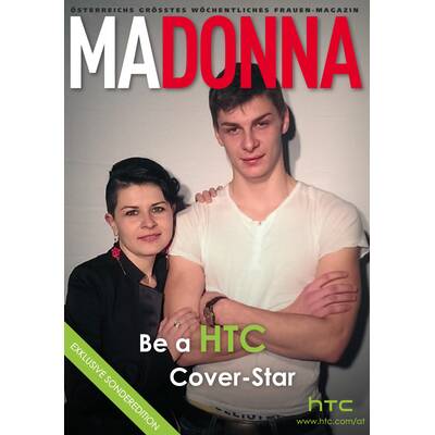 Cover-Model by HTC & MADONNA 