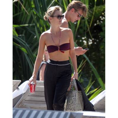 Kate Moss urlaubt nach einem Modeljob auf St. Barth  