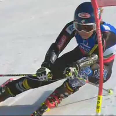 Die Bilder des Damen Riesentorlaufes