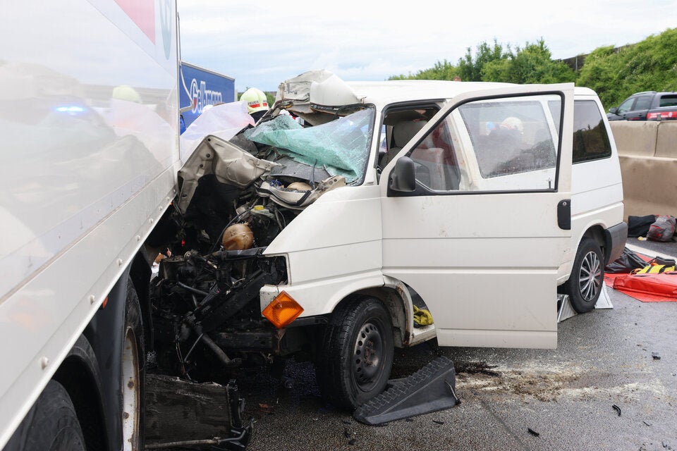 Unfall Wels, 1 Toter 7 Verletzte