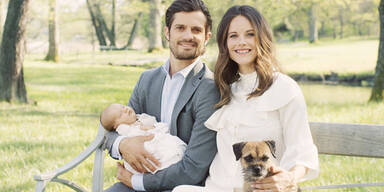 Carl Philip & Sofia von Schweden: Babyshooting mit Prinz Alexander