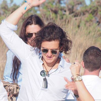 Orlando Bloom im Urlaub auf Ibiza