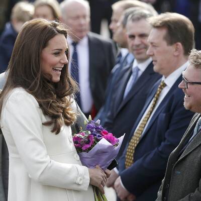 Herzogin Kate besucht das 