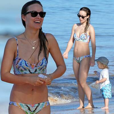 Olivia Wilde: Sexy Familientage am Strand