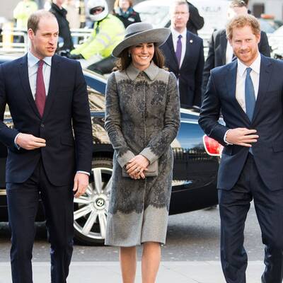Herzogin Kate, Prinz William & Prinz Harry am Commonwealth Day