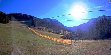 Erste Skigebiete in Nieder&ouml;sterreich schmelzen dahin