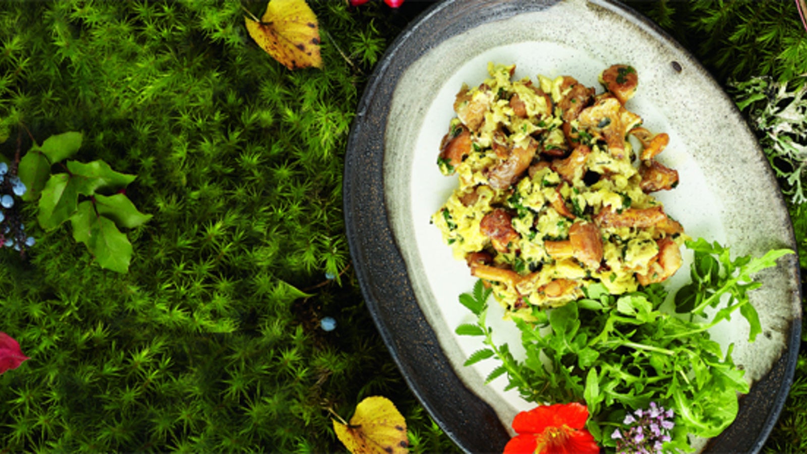 Geröstete Eierschwammerl mit Ei und Kräutern - Cooking Geröstete Eierschwammerl mit Ei und Kräutern - Cooking