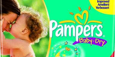 Goldener Schlaf mit Pampers Baby-Dry
