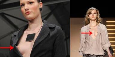 Nippelalarm am 1. Tag der Fashion Week
