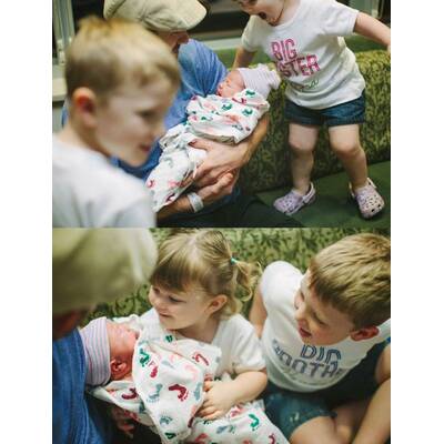 Wenn Kids ihre Geschwister zum ersten Mal sehen