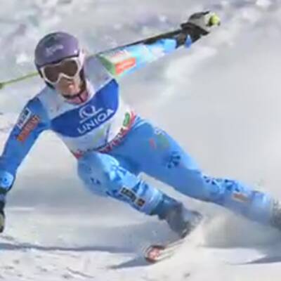 Die Bilder des Damen Riesentorlaufes