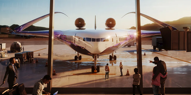 Schaut SO das Flugzeug der Zukunft aus?