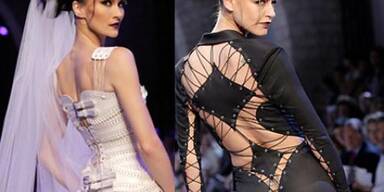 Bondage-Mode auf Pariser Laufstegen