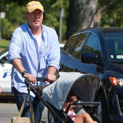 Bruce Willis mit Tochter und Ehefrau